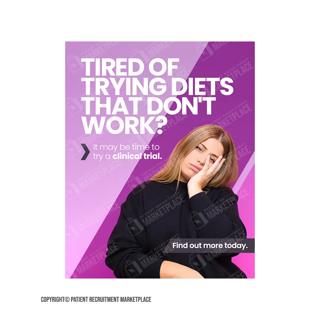 Weight Loss - Tired of Diets - Social Media Graphic - Image 2