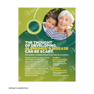 Alzheimer's Study Packet - Flyer