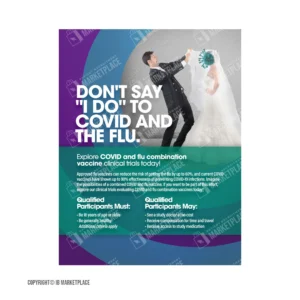 COVID Flu Vaccine Study Packet - flyer