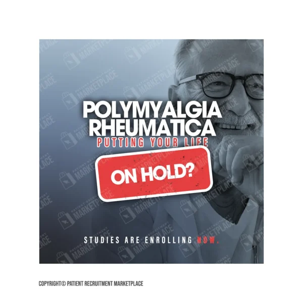 Social Media Graphic - Polymyalgia Rheumatica - PMR Life on Hold
