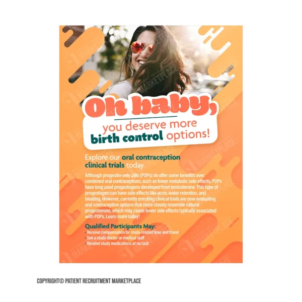 Birth Control Study Packet - flyer