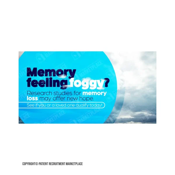 Social Media Graphic - Alzheimer's - Foggy Memory