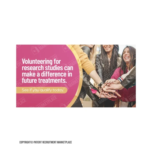 Social Media Graphic - Healthy Volunteers - Making a Difference