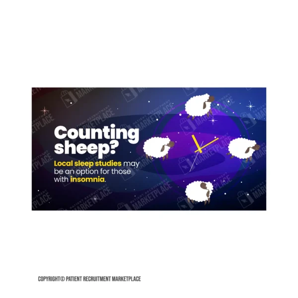 Social Media Graphic - Insomnia - Counting Sheep - Image 2