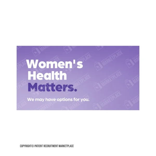 Social Media Graphic - Women's Health - Women's Health Matters