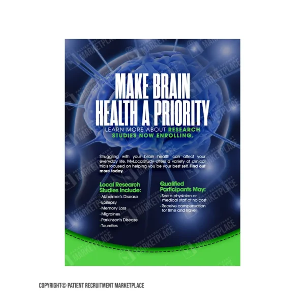 Flyer - Neurology - Make Brain Health A Priority