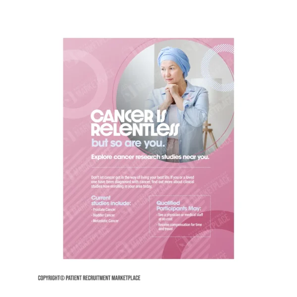 Flyer - Oncology - Cancer is Relentless