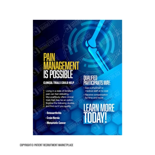 Flyer - Pain Management - Pain Management is Possible