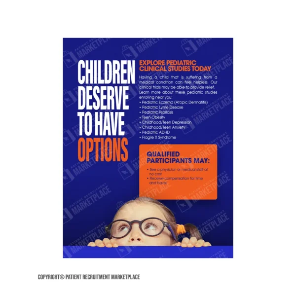 Flyer - Pediatrics - Children Deserve to Have Options