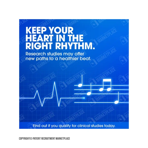 Social Media Graphic - Cardiovascular Studies - Heartbeat Rhythm