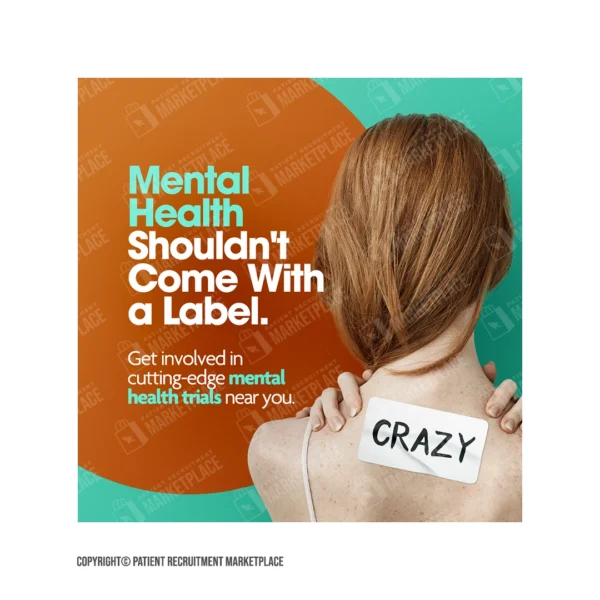 Social Media Graphic - Mental Health - Label