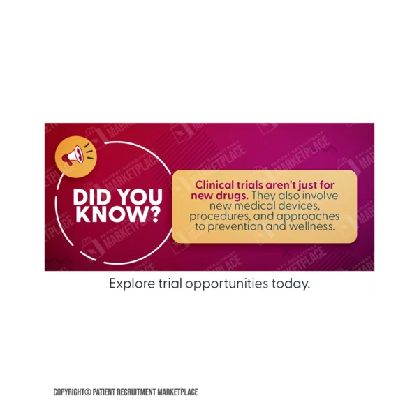 Social Media Graphic - Clinical Trial Awareness - Image 3