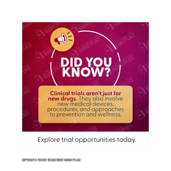 Social Media Graphic - Clinical Trial Awareness - Image 2