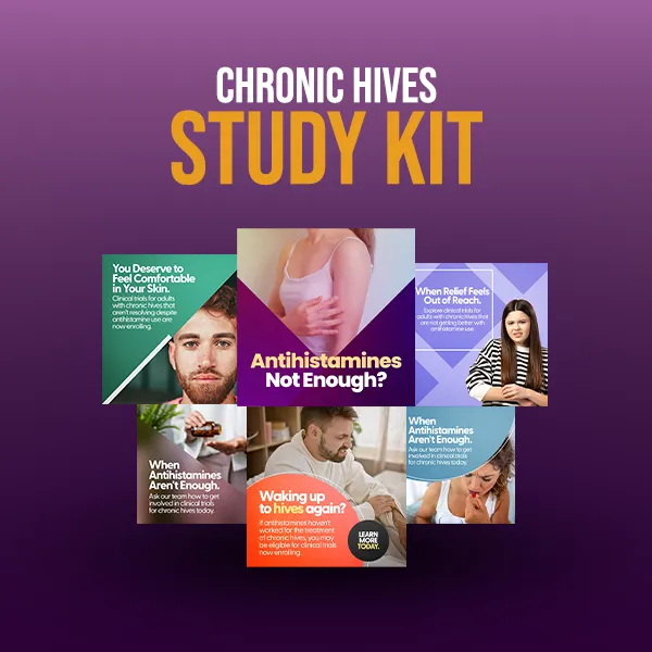 Chronic Hives - Study Kit | Patient Recruitment Marketplace