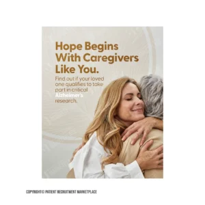 Alzheimer's Disease - Hope Begins - Social Media Graphic